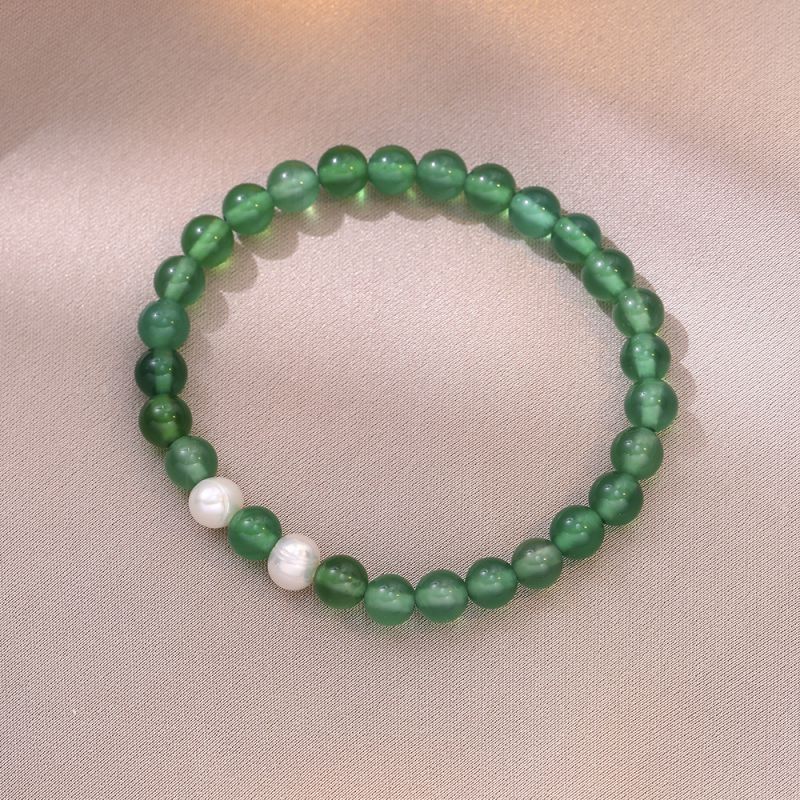 Sivara Green Strawberry Freshwater Pearl Bracelet