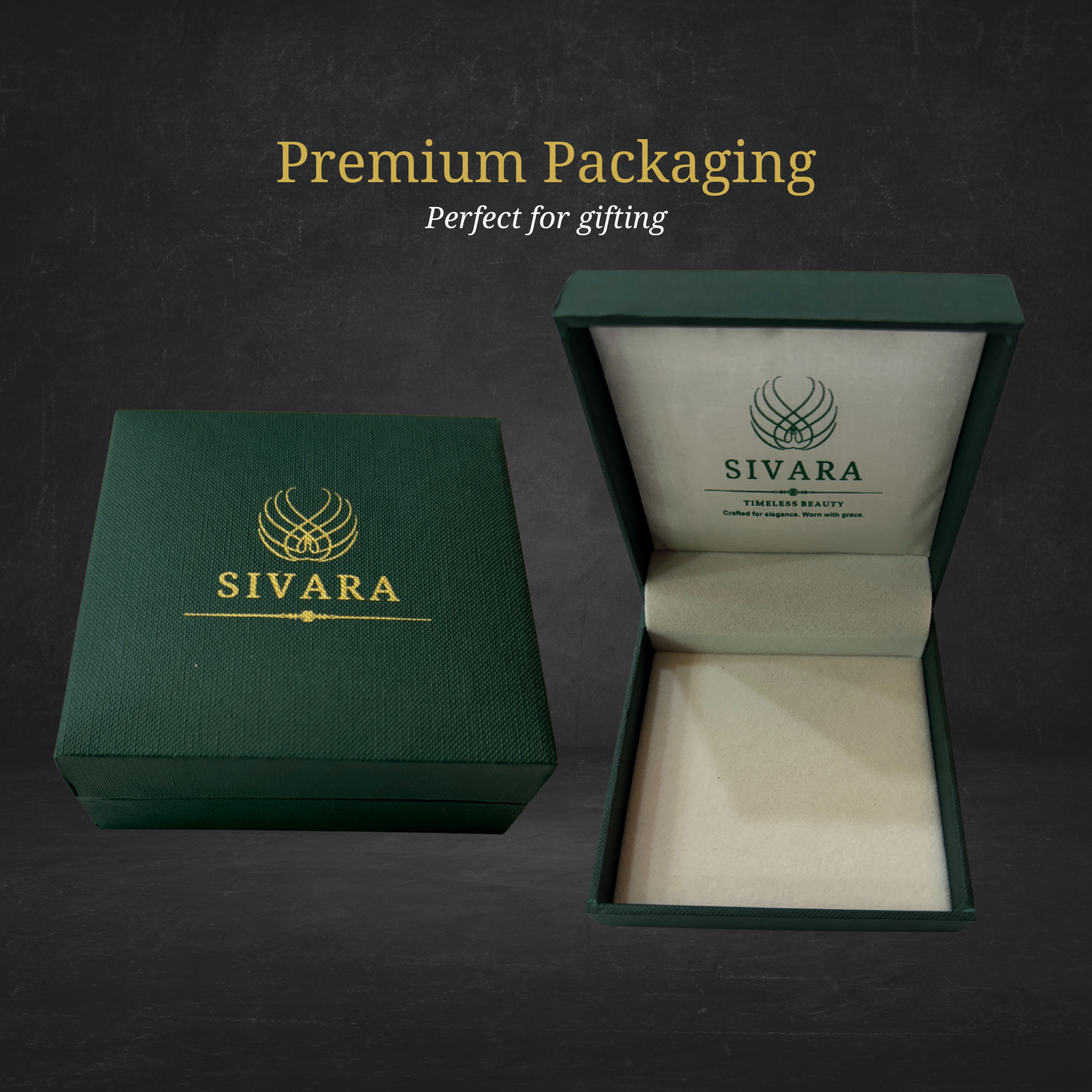 Sivara Fashion Set – Titanium Steel Square Diamond Earrings