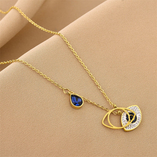 Sivara Gold-Plated Evil Eye Necklace
