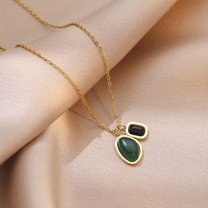 Sivara Gold Titanium Steel Irregular Necklace