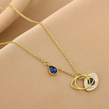 Sivara Gold-Plated Evil Eye Necklace